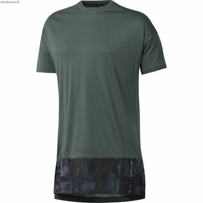 Koszulka z krótkim rękawem Męska Reebok Essentials Kolor Zielony