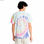 Koszulka z krótkim rękawem Męska Vans Rainbow Spiral Turkusowy - 3