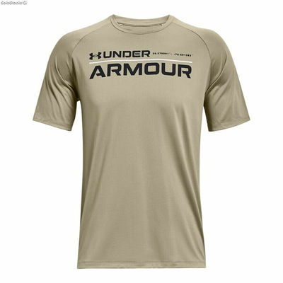 Koszulka z krótkim rękawem Under Armour Wordmark Kolor Zielony