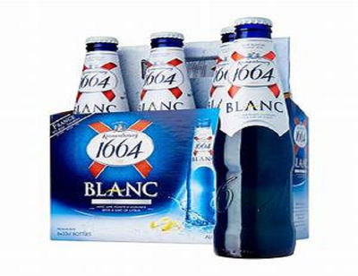 Kronenbourg 1664 Blanc Beer / Francuskie piwo Niebieskie Butelki 33cl / 25cl - Zdjęcie 2