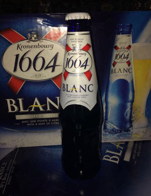 Kronenbourg 1664 Blanc Beer / Francuskie piwo Niebieskie Butelki 33cl / 25cl - Zdjęcie 3