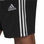 Krótkie Spodenki Sportowe Męskie Adidas Essentials 3 Stripes Aeroready Czarny - 5