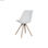 Krzesło do Jadalni DKD Home Decor Poliester Jasnoszary Dub (48 x 44 x 84 cm) - 2