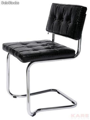 Krzesło expo croco black