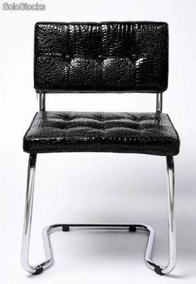 Krzesło expo croco black - Zdjęcie 2