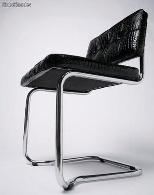 Krzesło expo croco black - Zdjęcie 3