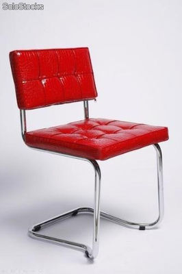 Krzesło expo croco red