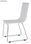 Krzesło Fidelity White - 1