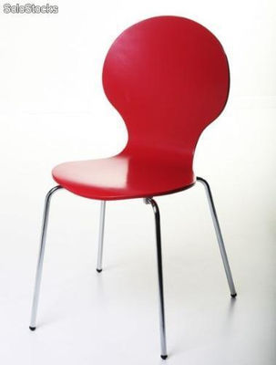 Krzesło form czerwone
