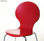 Krzesło form czerwone - Zdjęcie 2