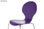 Krzesło form fiolet - 1
