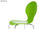 Krzesło form zielone - 1