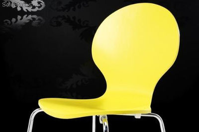 Krzesło form żółte