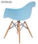 Krzesło inspirowane projektem epa daw Eames Plastic Chair - Zdjęcie 4