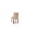 Krzesło wąskie niskie pikowane z guzikami - 1