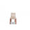 Krzesło wąskie niskie pikowane z guzikami - Zdjęcie 3