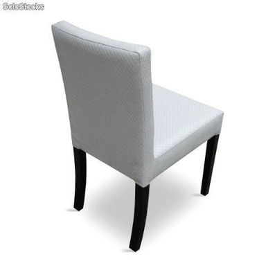 krzesło Wąskie Niskie Pikowane z Guzikami Brylantowymi - Zdjęcie 3
