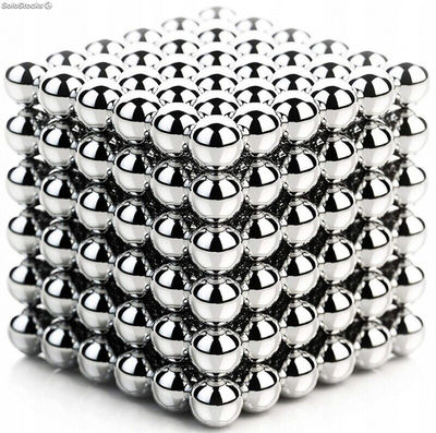 Kulki klocki magnetyczne neocube srebrne 3mm