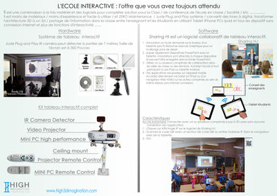 l&#39;ecole interactive/mur interactive/interactive wall