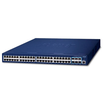 L3 48-Port 10/100/1000T + 6-Port 10G SFP+ Stackable Managed Switch