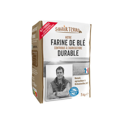 La Cie Des Farines Farine De Blé T55 La Cie Des Farines : Le Paquet De 1Kg