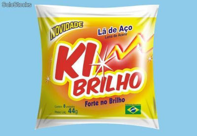 Lã de Aço Ki brilho 44g - c/140 Unid.