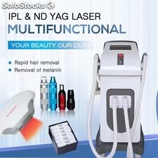 La más nueva máquina de depilación láser nd yag 2019 opt shr elight ipl con