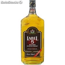 Label 5 Whisky scotch Classic Black : la bouteille d&#39;1L