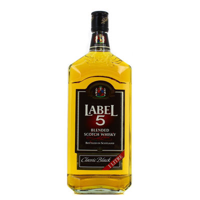 Label 5 Whisky scotch Classic Black : la bouteille d&amp;#39;1L - Photo 2
