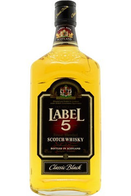 Label 5 Whisky scotch classic black : la bouteille de 70cL