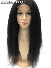 Lace front wig natural kinky-yaki Parrucca Naturale