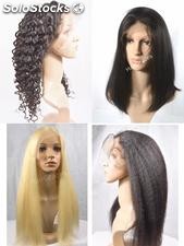 Lace perruque, natural hair extension, front lace wig and cheveux naturels