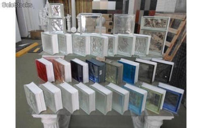 ladrillos de vidrio amplia variedad de modelos, colores y medida