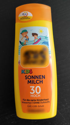Lait Solaire Enfants SPF 30 High - 200ml -Made in Germany- EUR.1