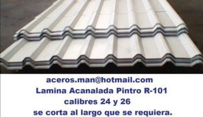 Lamina Acanalada Pintro R-101/26
