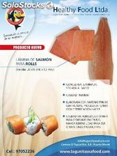 Laminas de salmon para roll