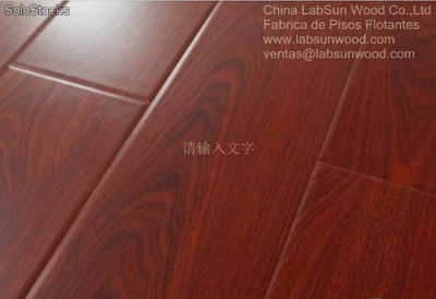 Laminate flooring china textura surface 7mm 8.3mm 12.3mm hdf mdf - Foto 2