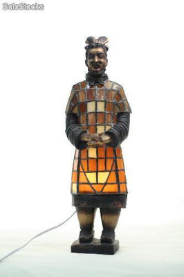 Lamp tiffany samurai