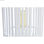 Lampa DKD Home Decor Szkło Biały Bambus (28 x 28 x 47 cm) - 3