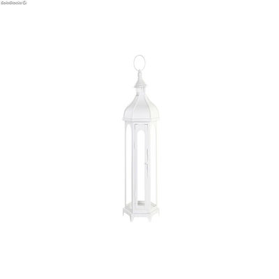 Lampa DKD Home Decor Szkło Metal Biały (20 x 17 x 55 cm)