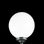 Lampa ogrodowa solarna biała kula śr. 30 cm - 1
