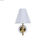 Lampa ścienna DKD Home Decor 25W Złoty Metal Poliester Biały 220 V (19 x 25 x 30 - 4