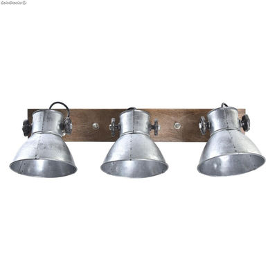 Lampa ścienna DKD Home Decor Srebrzysty Metal Brązowy 220 V 50 W (64 x 18 x 26 c