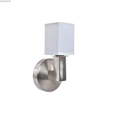 Lampa ścienna DKD Home Decor Srebrzysty Metal Poliester Biały 220 V 40 W (12 x 1