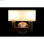 Lampa ścienna DKD Home Decor Srebrzysty Metal Poliester Biały 220 V 40 W (25 x 1 - 4