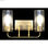 Lampa ścienna DKD Home Decor Szkło Złoty Metal 220 V 50 W (41 x 17 x 24 cm) - 4