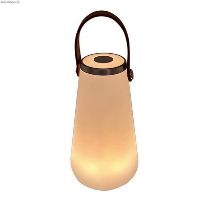 Lampa słoneczna DKD Home Decor Brązowy Polietylen Biały Poliuretan (13.5 x 13.5