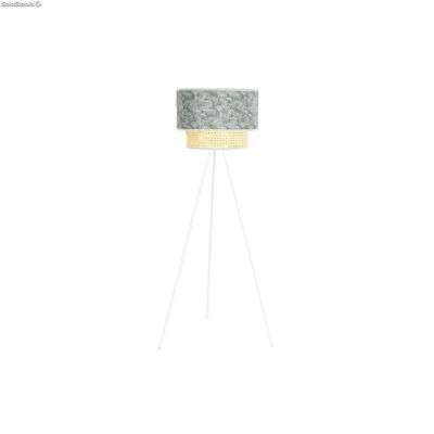 Lampa Stojąca DKD Home Decor Metal Poliester Biały Kolor Zielony 220 V 50 W (40