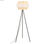 Lampa Stojąca DKD Home Decor Poliester Bambus (50 x 50 x 163 cm) - 2