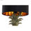 Lampa stołowa DKD Home Decor Ananas Czarny Złoty Poliester Żywica 50 W (24 x 24 - 3